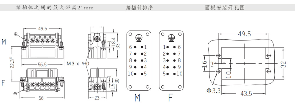 10A 10芯开孔尺寸.jpg