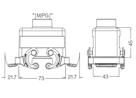 金属外壳 上壳顶出线 H10B-TE-2L-M20-PG16 尺寸.jpg