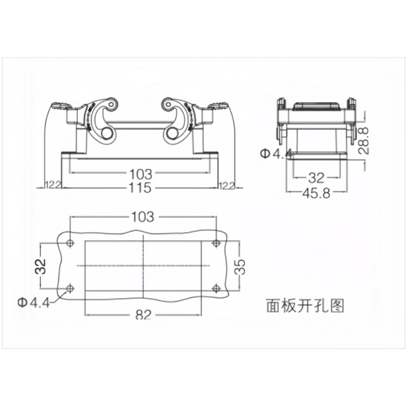 金属外壳 不封底下壳 H16B-BK-2L 尺寸.png