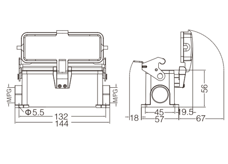 金属外壳 封底下壳 H24B-SF-1L-MCV-M25-2M25-PG21-2PG21 尺寸.jpg