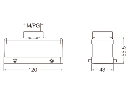 金属外壳 上壳顶出线 H24B-TE-4B-M25-M32-PG21-PG29 尺寸.jpg
