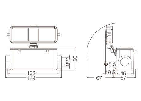 金属外壳 封底下壳 H24B-SF-4B-M25-2M25-PG21-2PG21 尺寸.jpg