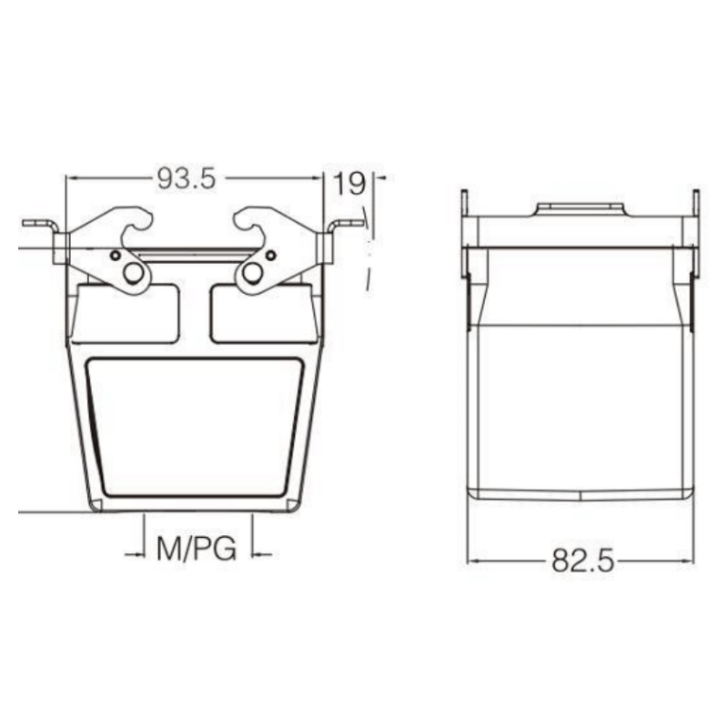 金属外壳 上壳顶出线 H32B-TE-2L-M32-M40-M50-PG29-PG36-PG42 尺寸.png