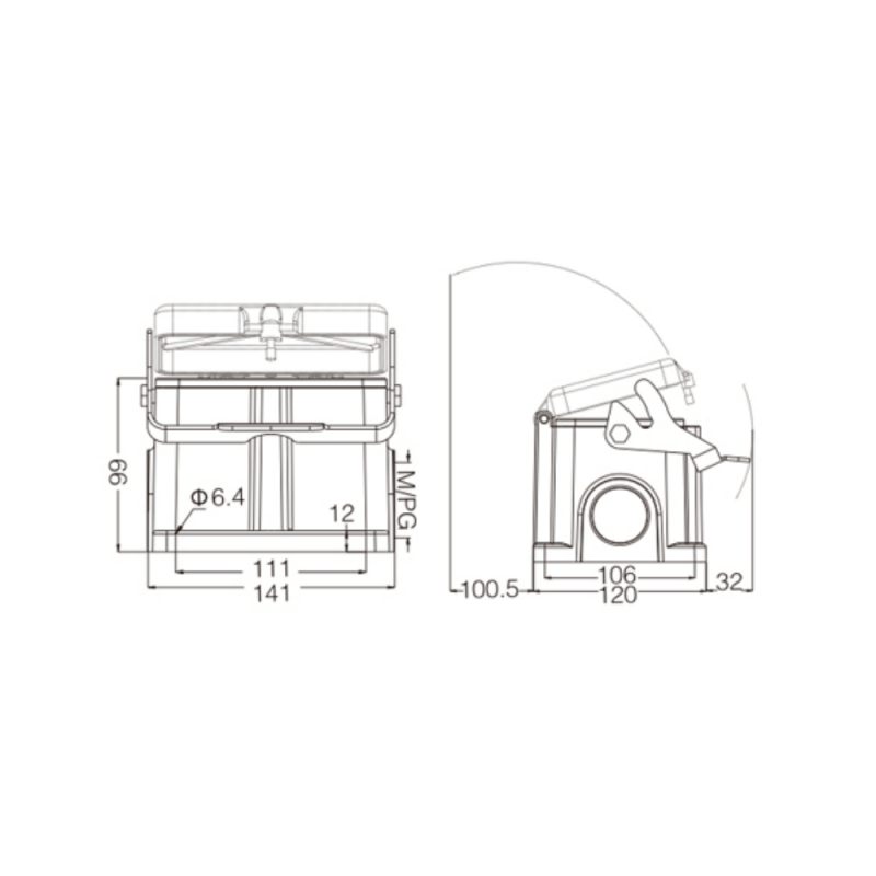 金属外壳 封底下壳 H48B-SF-1L-CV-M32-2M32-M40-2M40-PG29-2PG29-PG36-2PG36 尺寸.png
